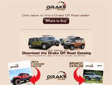 Tablet Screenshot of drakeoffroad.com